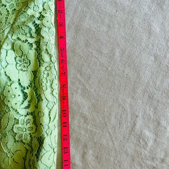 Vintage 60s Women’s 2 Piece Green Lace Dress Matching Cropped Jacket Size S/M - Picture 8 of 14